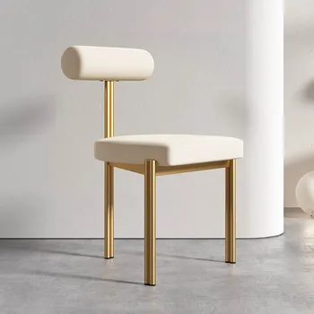 Metalo Moderni Valgomojo Kėdės Baltas Mobilusis Aukso Atsipalaiduoti Akcentas Valgomojo Kėdės, Virtuvės Nešiojamų Sillas Cocina De Restoranas Baldai